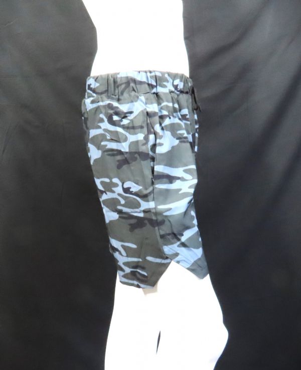 Shorts da Crossfit Uomo, Blu Camo CrossFit per tutti