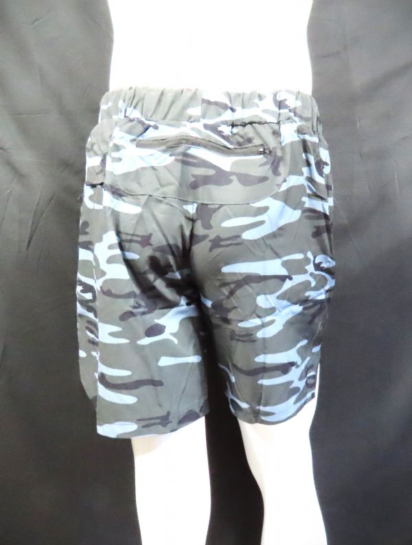 Shorts da Crossfit Uomo, Blu Camo CrossFit per tutti