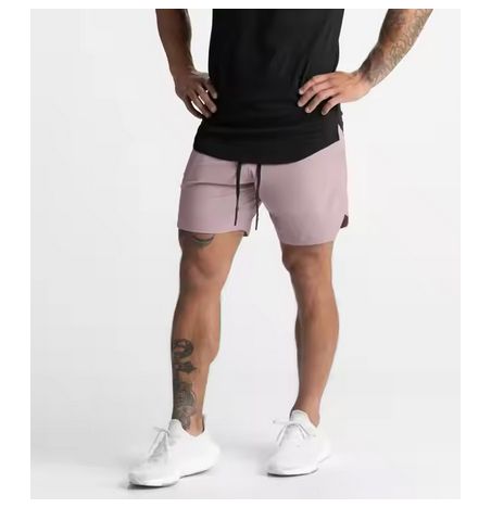 Shorts da Crossfit Uomo, Rosa antico CrossFit per tutti