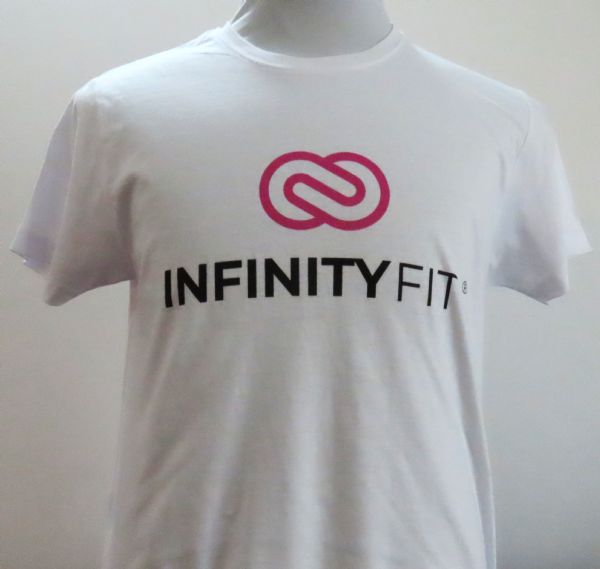 InfinityFit-shirt Train Like a Girl, Bianca, unisex CrossFit per tutti